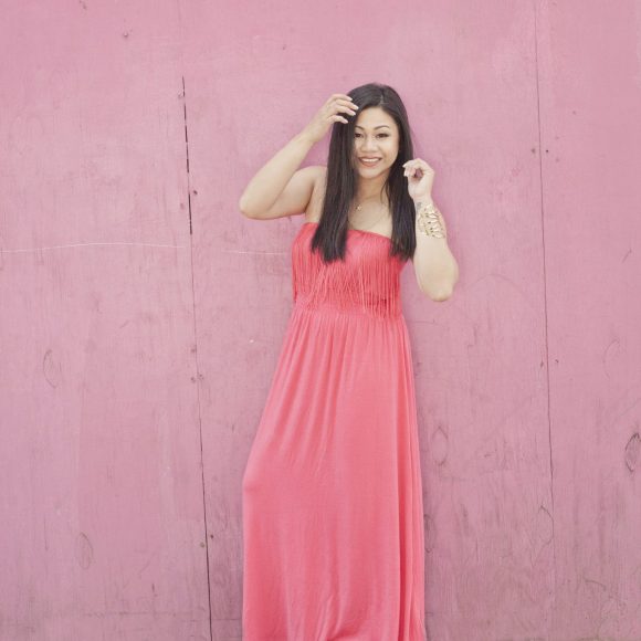 Splash of Pink Meets Fringe