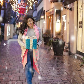 Christmas on the Air: Gray and Pink OOTD