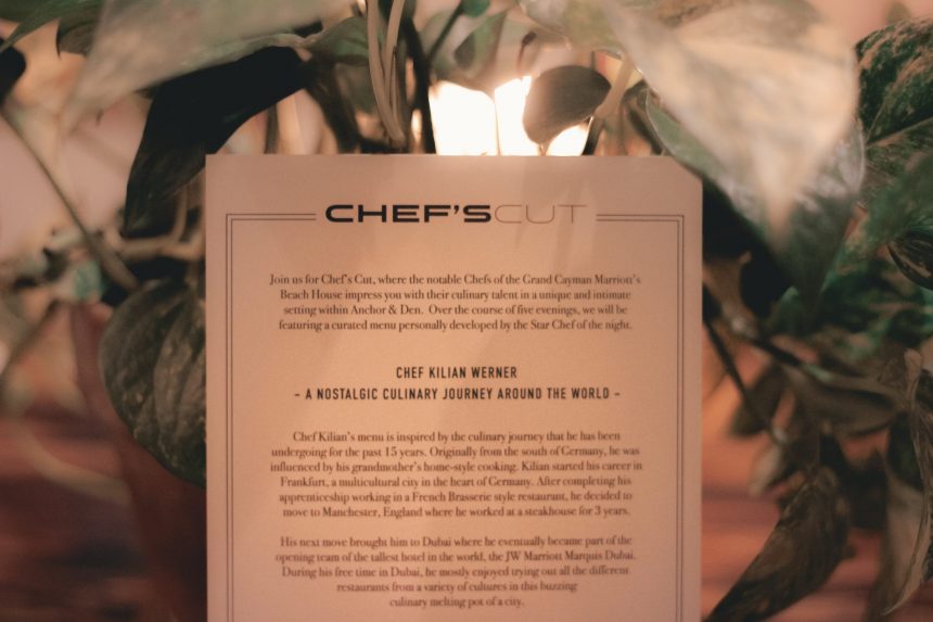 Chef’s Cut: A Unique Take on Culinary – Chef Kilian